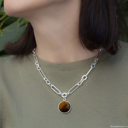Колье Fiore Luna, TIGER EYE